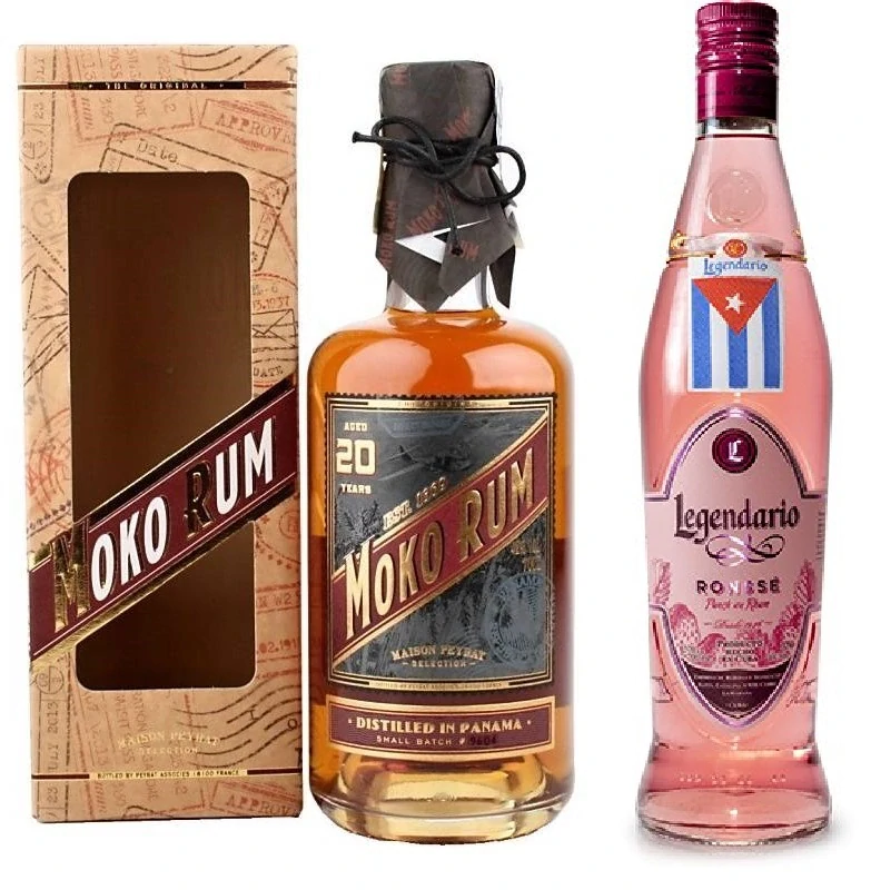 Moko Rum 20YO 42% 0,7l + Legendario Ronssé 32% 0,7l ZDARMA