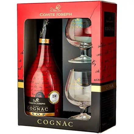 Comte Joseph VSOP 40% 0,7l (dárkové balení 2 sklenice)