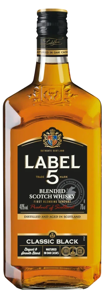 Label 5 Classic Black Whisky 40% 0,7l