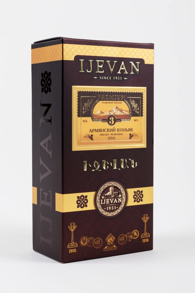 Ijevan Premium Brandy 3* 40% 0,5l