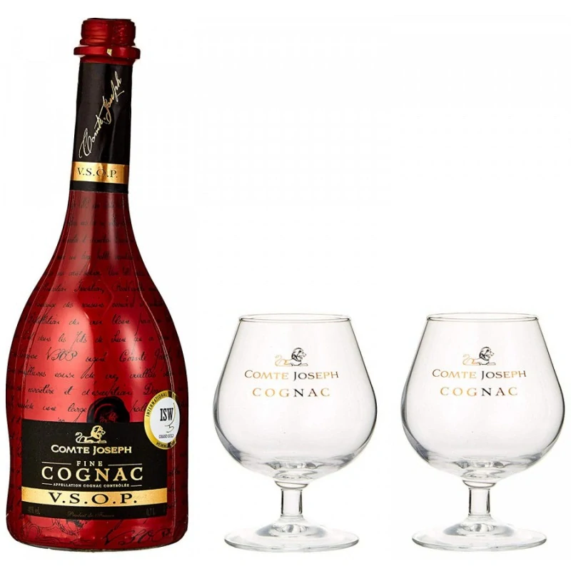 Comte Joseph VSOP 40% 0,7l (dárkové balení 2 sklenice)