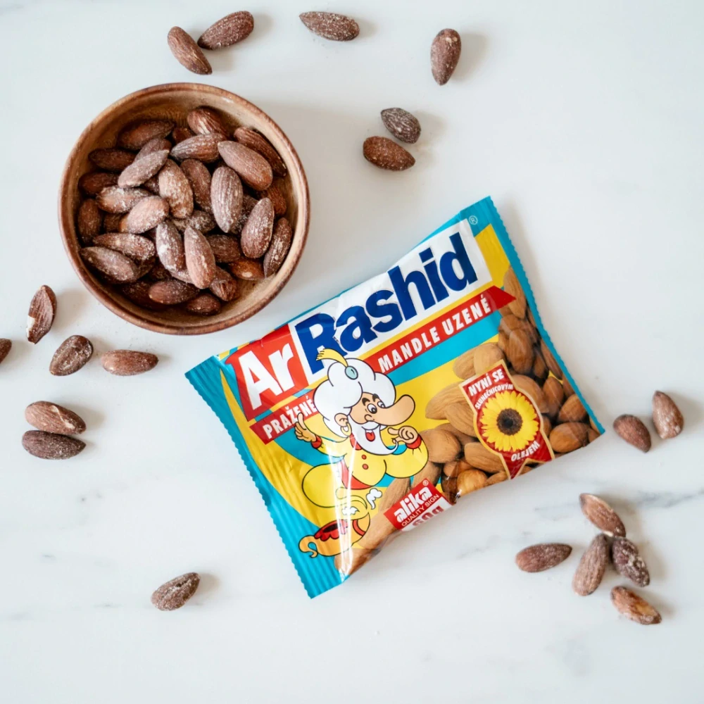 Ar Rashid Mandle pražené s uzenou příchutí 60 g