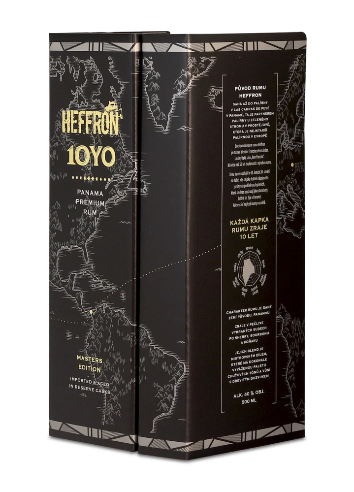 Heffron 10YO 40% 0,5l dárkové balení