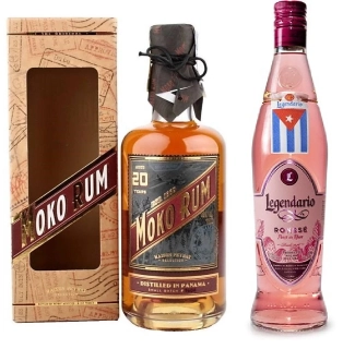 Moko Rum 20YO 42% 0,7l + Legendario Ronssé 32% 0,7l ZDARMA