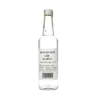 Konzumní líh jemný 80% 0,5l