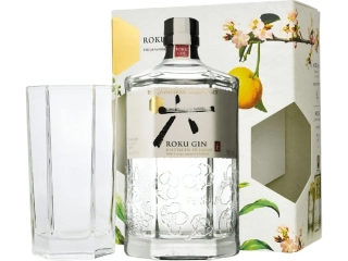 Roku Gin 43% 0,7l dárkové balení se skleničkou