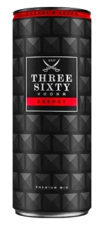 Three Sixty Energy Vodka 10% 0,33l