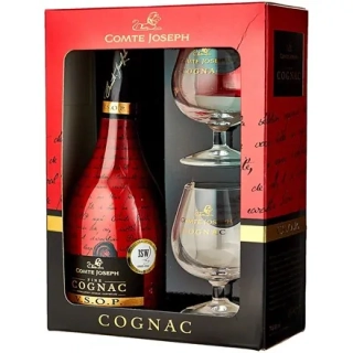 Comte Joseph VSOP 40% 0,7l (dárkové balení 2 sklenice)