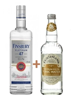 Finsbury 47 London Dry Gin 47% 0,7l + Fentimans Premium Indian Tonic 0,5l ZDARMA