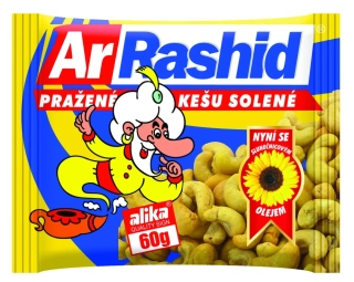 Ar Rashid Kešu ořechy pražené solené 60 g