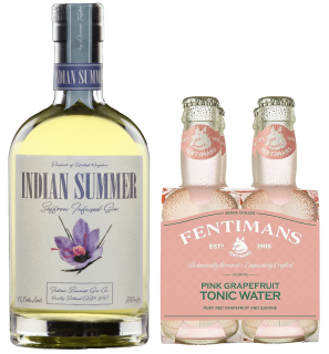 Duncan Taylor Indian Summer Saffron Infused Gin 46% 0,7l + Fentimans Pink Grapefruit Tonic 4x 0,2l ZDARMA