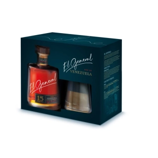 El General 40% 0,7l dárkové balení se skleničkou