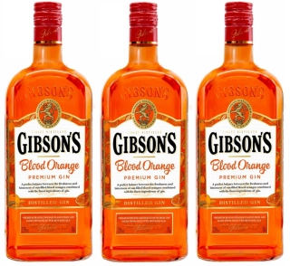 Výhodný balíček 3 ks Gibson's Blood Orange Gin 37,5% 0,7 l