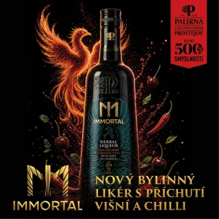 Bylinný likér Immortal 35% 0,7l