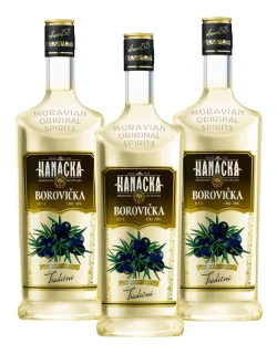 Výhodný balíček 3 ks Hanácká Borovička 38% 0,5l